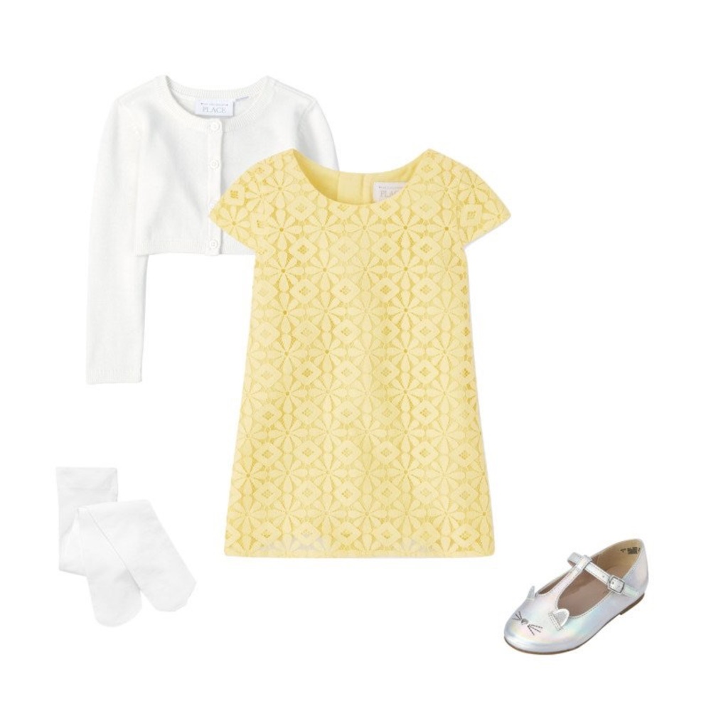 NWT toddler yellow shift dress